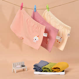 Ba zai tu/巴仔兔男女童春秋平角裤小孩宝宝夏季短裤纯棉儿童内裤