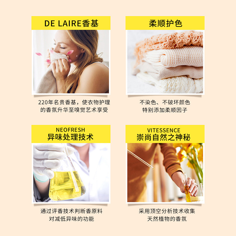 Origin Factory Protective Cover Fragrance Beads Laundry Clothes Household Long-lasting Softening Color Fixing Deodorizing Anti-dust Deodorant