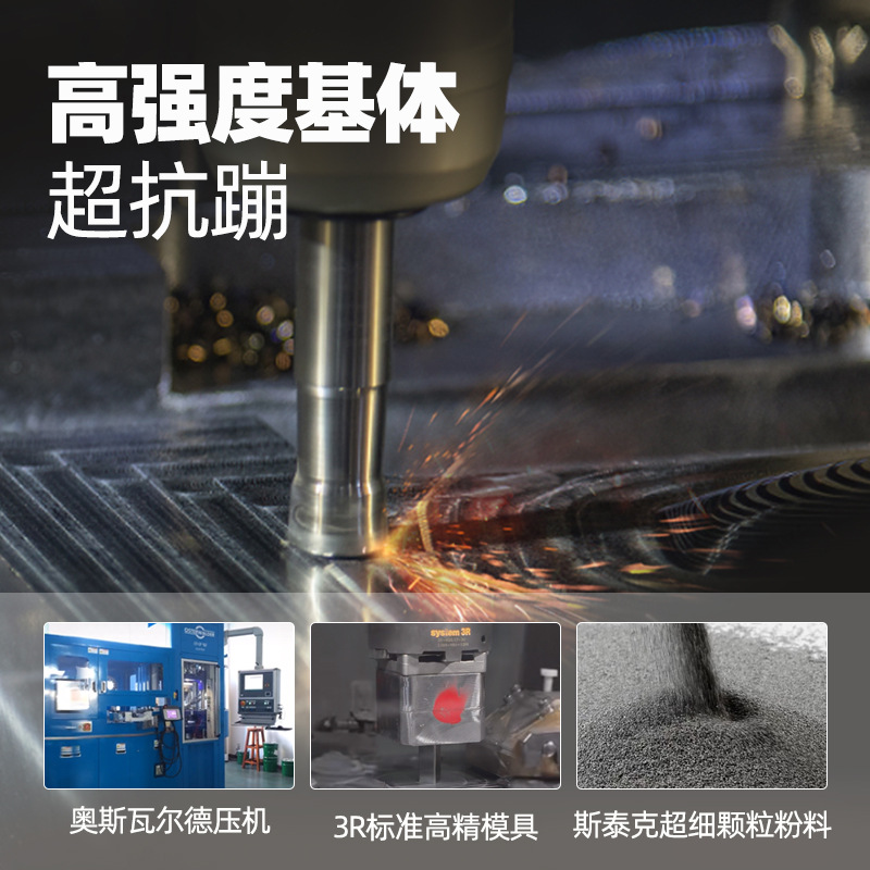 RPMT1204 cuchilla de acero templado CNC R5 cuchilla de fresado R6 cuchilla circular R4 cuchilla de fresado circular 1003 cuchilla de volador