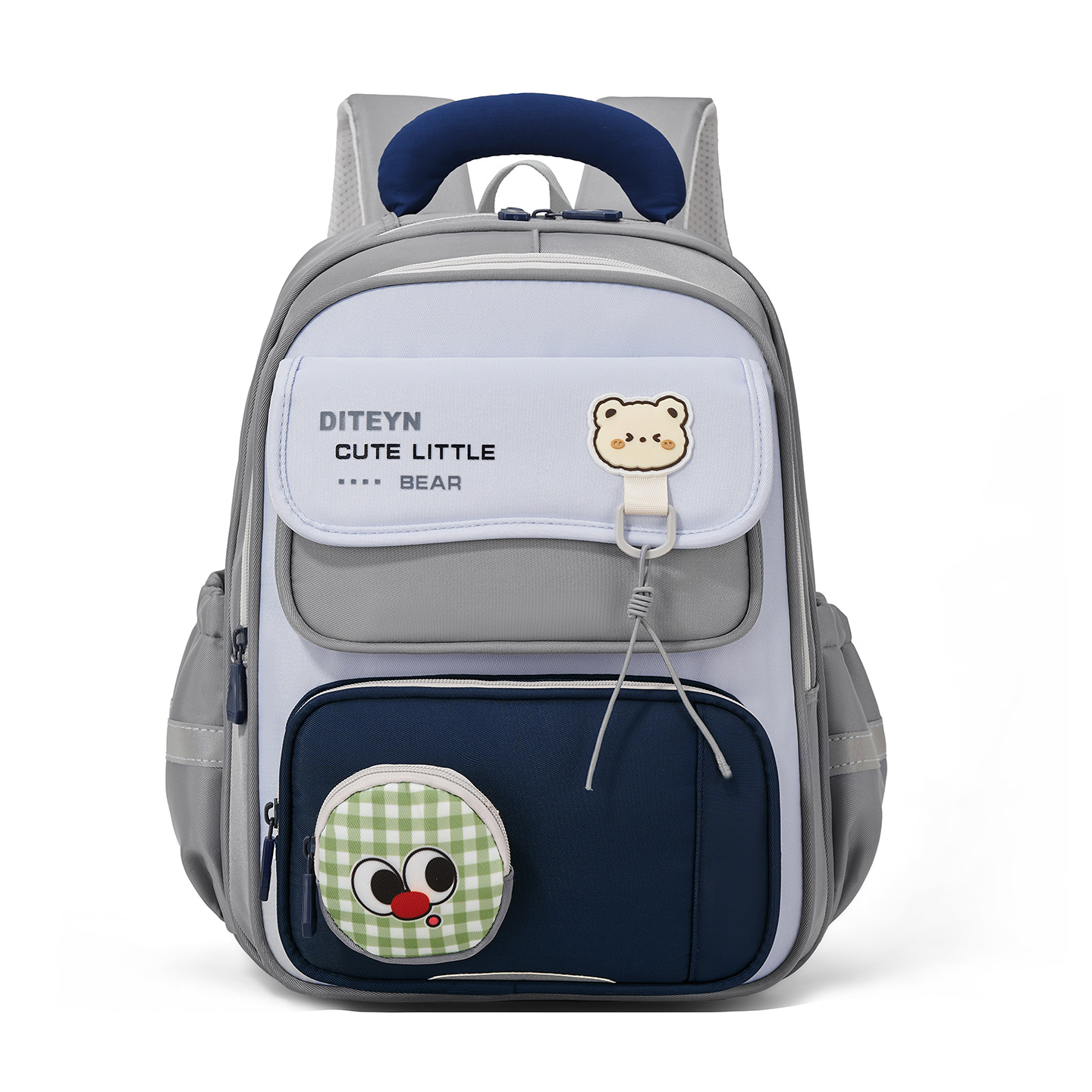 Mochila escolar, mochila transpirable para niños, grados 1 - 3 - 6 para reducir la carga, gran capacidad, ultraligera.