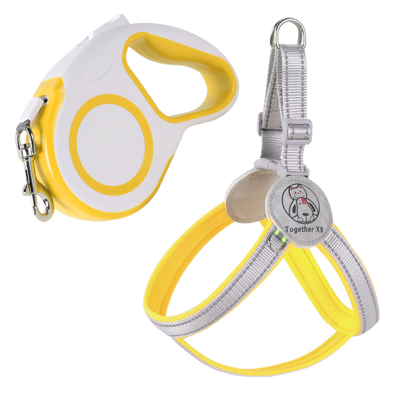 Cuerda de tracción para mascotas transfronteriza antirreflectante correas para perros medianas y grandes tipo chaleco cuerda para perros correas para el pecho para mascotas al por mayor