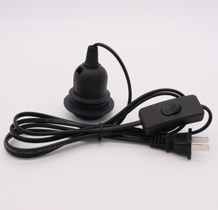 E27 Corded Lamp Holder with Switch 1.8m E27 Hook Hanging Lamp Holder Lamp Holder LED Screw Bulb Lamp Holder
