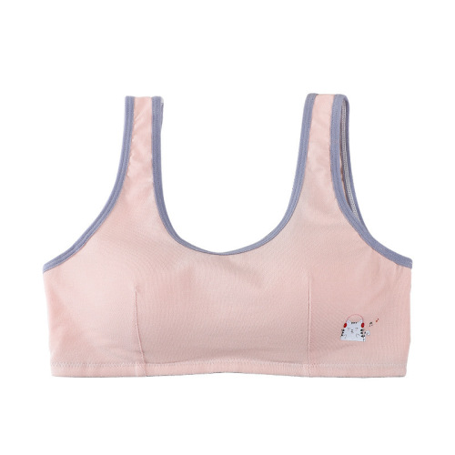 Developmental period underwear for girls, middle and high school students, chest wraps, medium and large girls and children, thin cotton bras and small vests