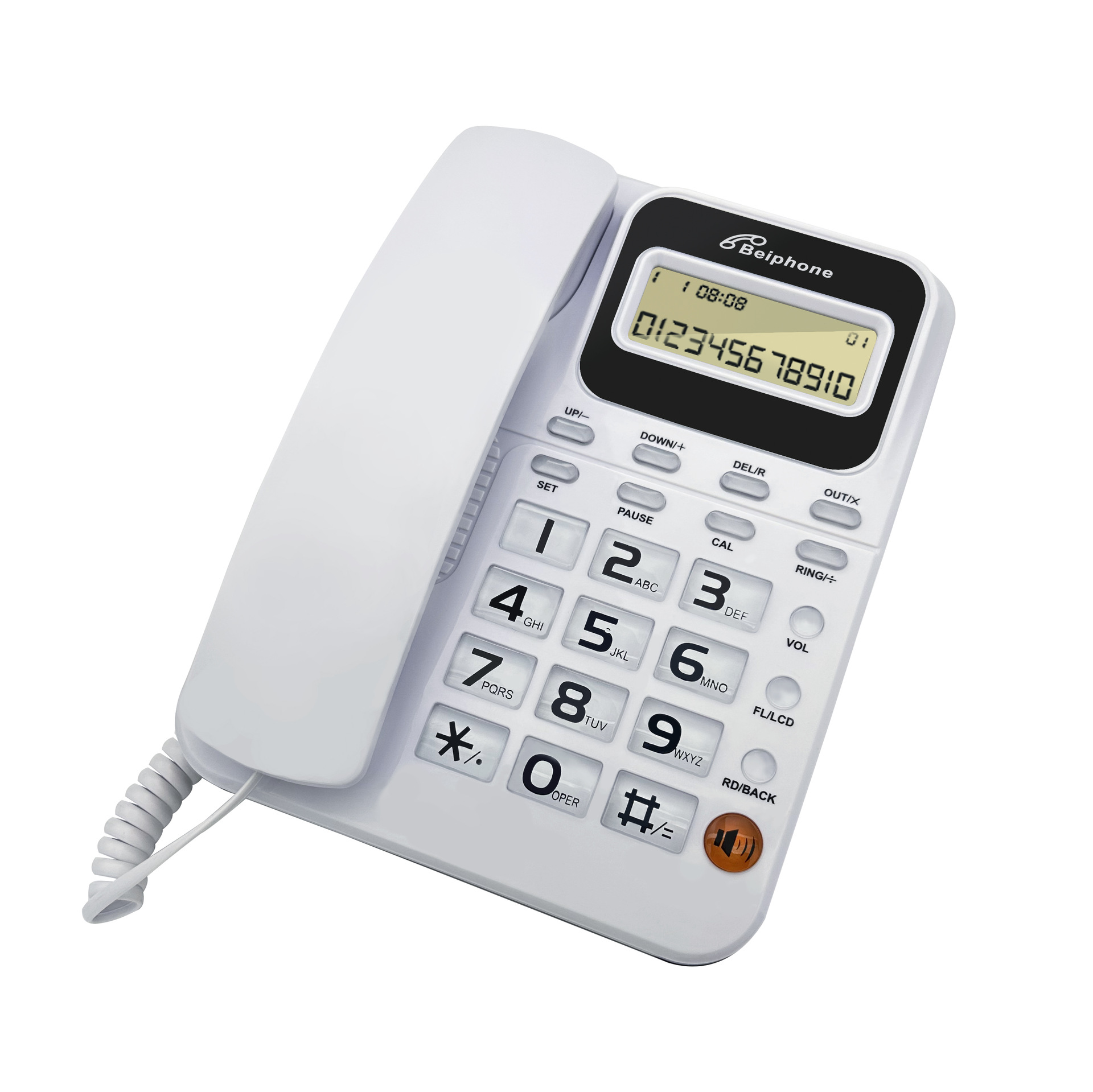 Call display hands-free telephone desk phone home fixed telephone office business hotel telephone 