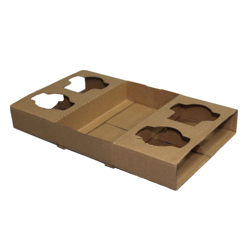 Personalizado mayorista desechable portavasas 4 tazas 2 tazas empaquetado para llevar té de leche café bebida corrugada personalizada artefacto mágico para llevar image 5