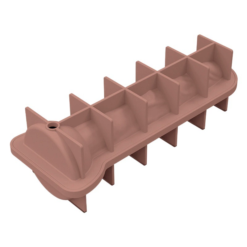 Силиконовая форма для льда с крышкой, креативная форма для льда в стиле виски, самозакрывающаяся силиконовая форма для кубиков льда