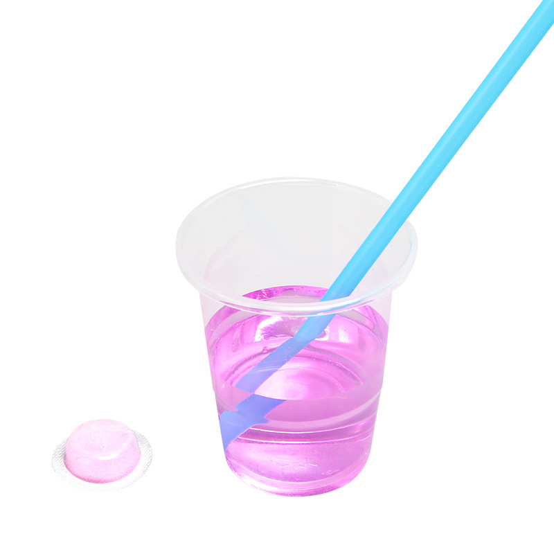 Experimento de la ciencia de los niños que sopla el color que cambia materiales hechos a mano educativos interesantes tecnología del estudiante pequeña producción pequeña invención material didáctico