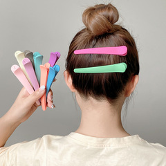 Hairpin Face Washing Top Clip One Clip Bangs Duck Bill Clip Side Clip Korean Headpiece Versatile Elegant Women Candy Color Simple
