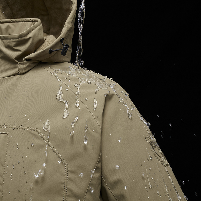 Aliexpress impermeable al aire libre ropa de algodón de lana gruesa chaqueta casual para hombres chaqueta de algodón caliente de tamaño grande para hombres