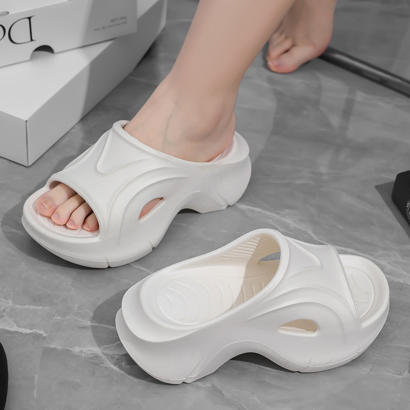 Arch Collapse Correction Slippers for Women Summer Home Bathroom Ladies Versatile 2025 Outer Wear Thick-Soled Sandals for Women