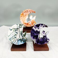 玛瑙原石 天然水晶原石 玛瑙切片跨境热销猫咪雕刻件装饰摆件批发