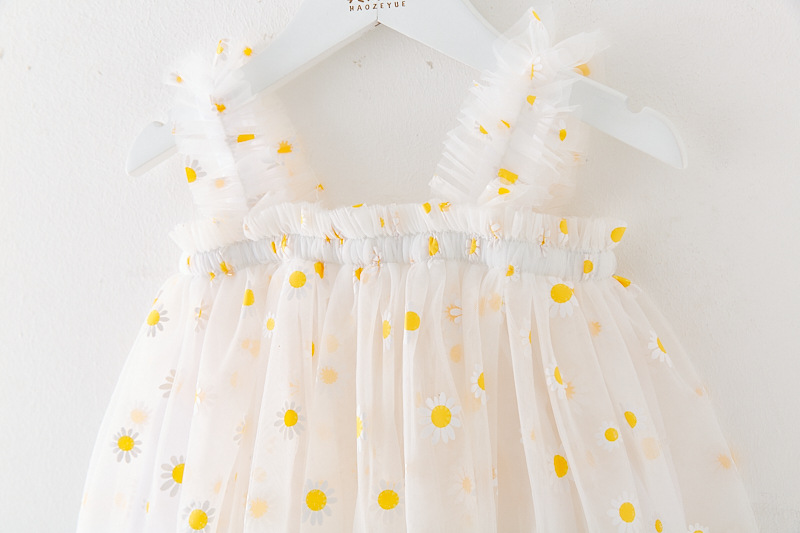 240g Weight Children's Dress Children's Clothing Type Knee-Length Dress Length Type Sleeveless Sleeve Length Mesh Dress Dresses Type Polyacrylonitrile Fiber Fabric Type High Waist Waist Line Casual, Daily Occasion U Neck Neckline Regular Fit Fit Type Printing Pattern Summer Season Girl'S Gender Princess Style Princess Printing Polyacrylonitrile Fiber Girls Dresses 7