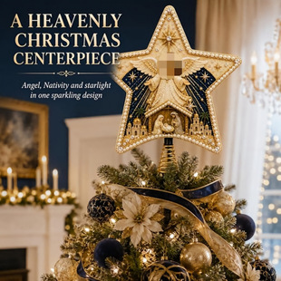 Pearl Diamond Art Christmas Tree Topper Kit�����ʯ���}�Q��