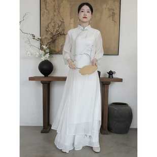 Summer New Style Cheongsam, Elegant Daily Zen Tea Dress