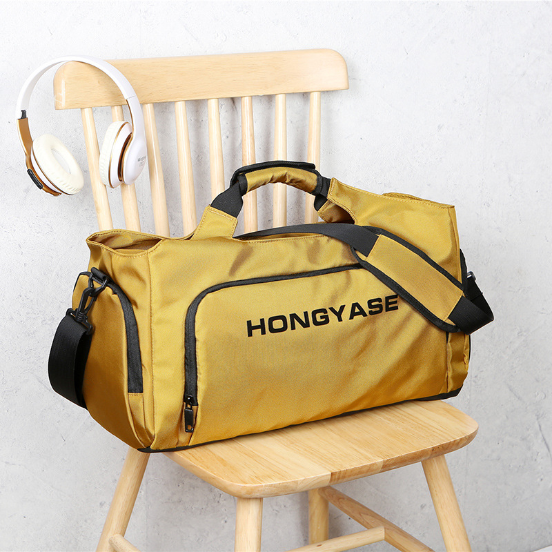Bolsa de viaje de moda de alta capacidad bolsa de yoga de acondicionamiento físico bolsa de embarque de viaje corto para mujeres bolsa de entrenamiento de separación seca y húmeda