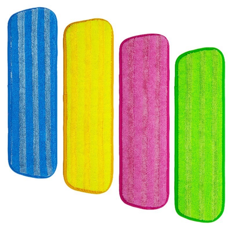 Aluminum Alloy Flat Mop Hospital Cleaning Color-Coded System Large Dust Push Mop Lazy Flat Mop for Tile and Wood Floors