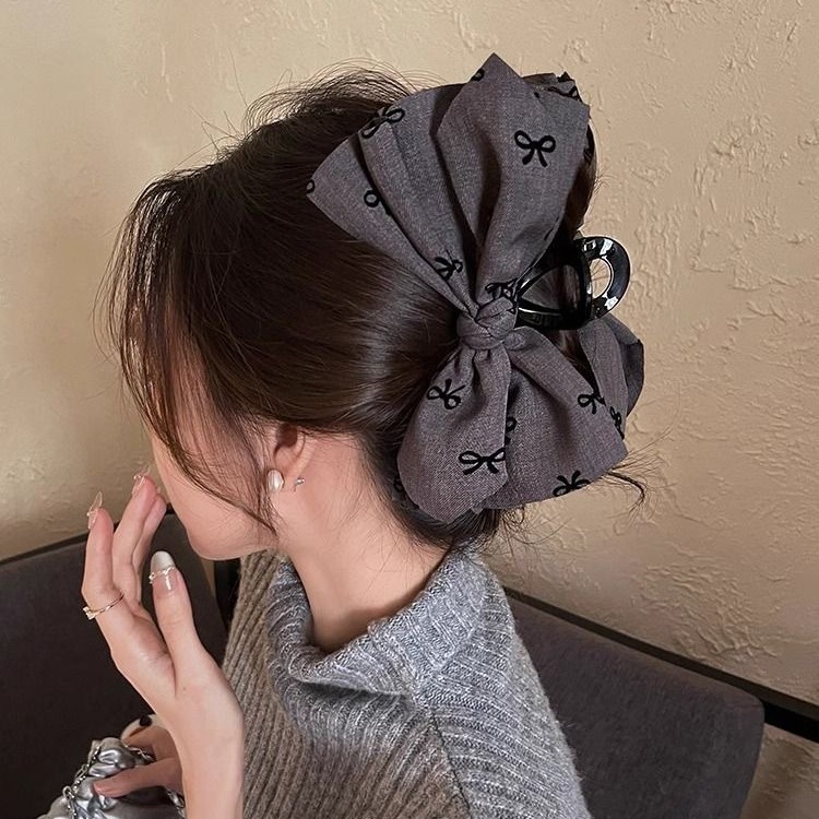 Vintage haarclip met strik voor dames haarklem met klem_voghion.com