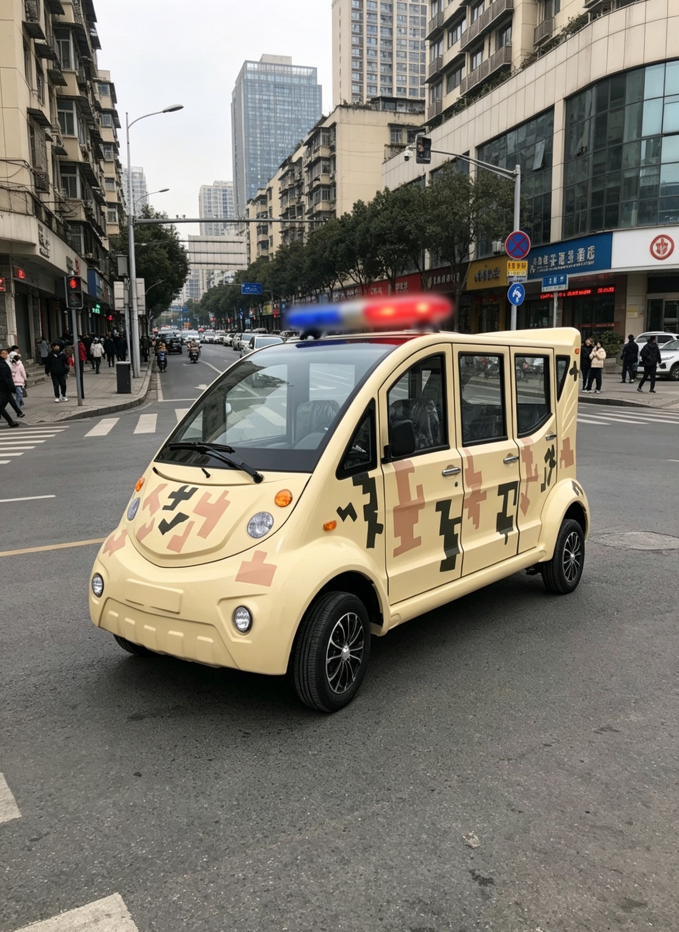 Electric Patrol Pickup Truck, Four-Wheel Tourist Vehicle, Factory Property Security and Fire Protection Shuttle Vehicle, Real Estate Viewing Vehicle