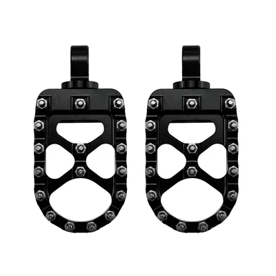 Motorcycle Accessories Are Suitable for Harley 8831200 Modified Screws Anti-Slip Pedals Cnc Aluminum Alloy Pedals (Motorcycle pedals) - black-spike-foot