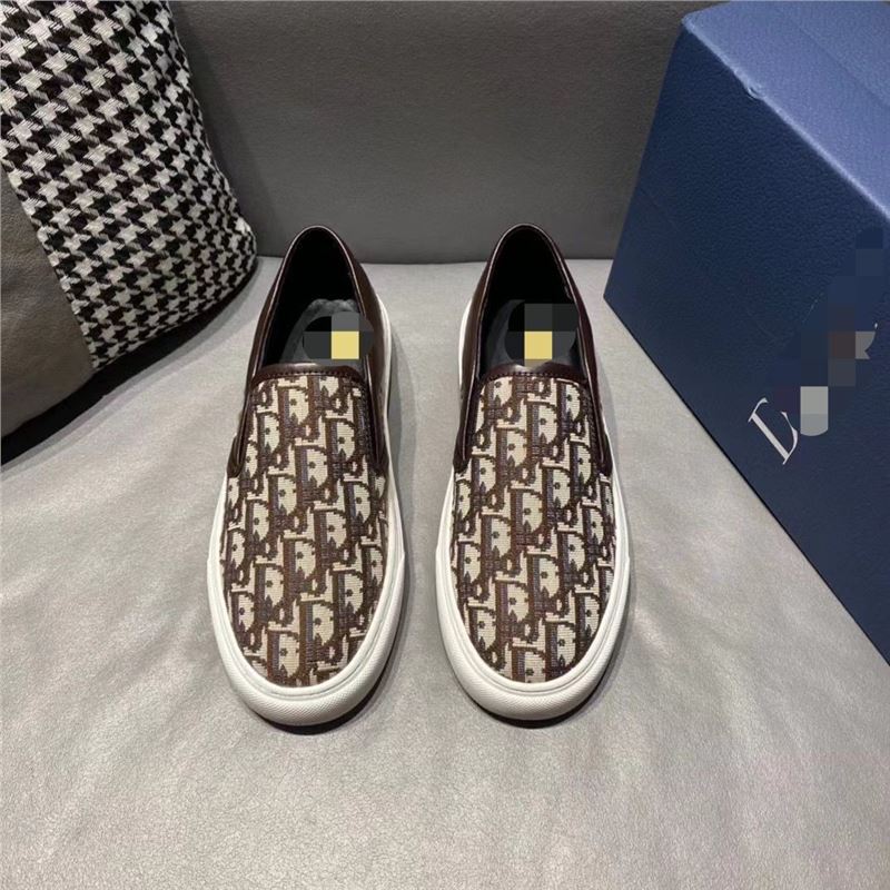 2025 nuevos zapatos Lefu, zapatos de lona de ante con pedales, zapatos de tabla perezosos impresos, zapatos casuales de suela gruesa para hombres