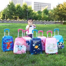 新款儿童拉杆箱18寸动漫卡通行李箱礼品印制LOGO学生旅行箱万向轮