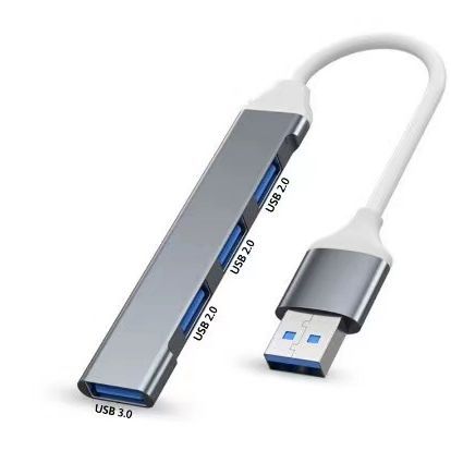 Typec estación de acoplamiento extensor de concentrador de computadora usb3.0 divisor montado en el vehículo un soporte de cuatro concentradores muelle de expansión