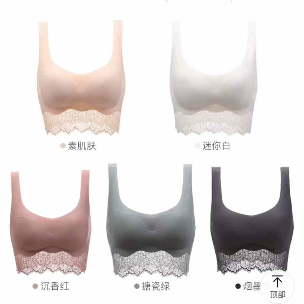 Sudeste asiático nuevo verano brillante sin marcas cómodas ropa interior brillante sexy desnuda bra anti-caída bra al por mayor