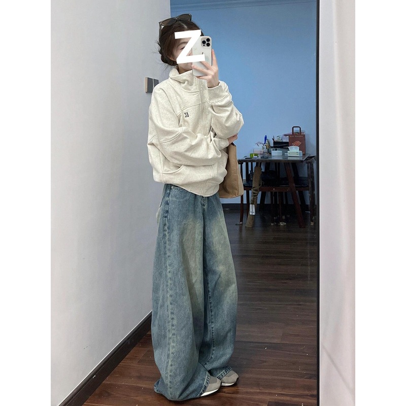 韩系拉链立领卫衣外套女早春秋季2025新款薄款棒球服休闲夹克上衣|undefined