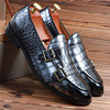 2024 Spring New Men's Shoes British Fashion Men's Leather Shoes Cross border Large Size Shoes Men's