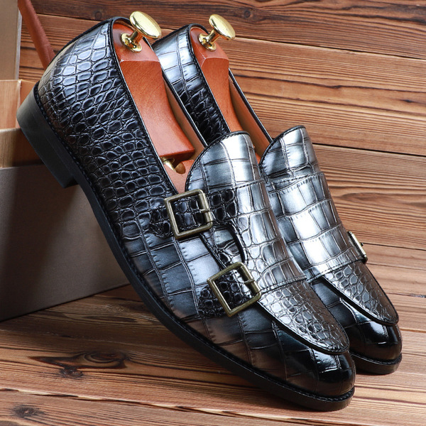 2024 Spring New Men's Shoes British Fashion Men's Leather Shoes Cross border Large Size Shoes Men's