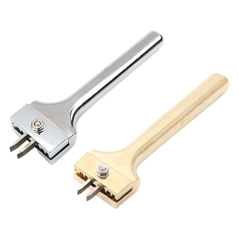 Монтаж магнитной пряжки Регулируемый перфорация вилки инструмент для перфорации Кожаный замок для установки оборудования