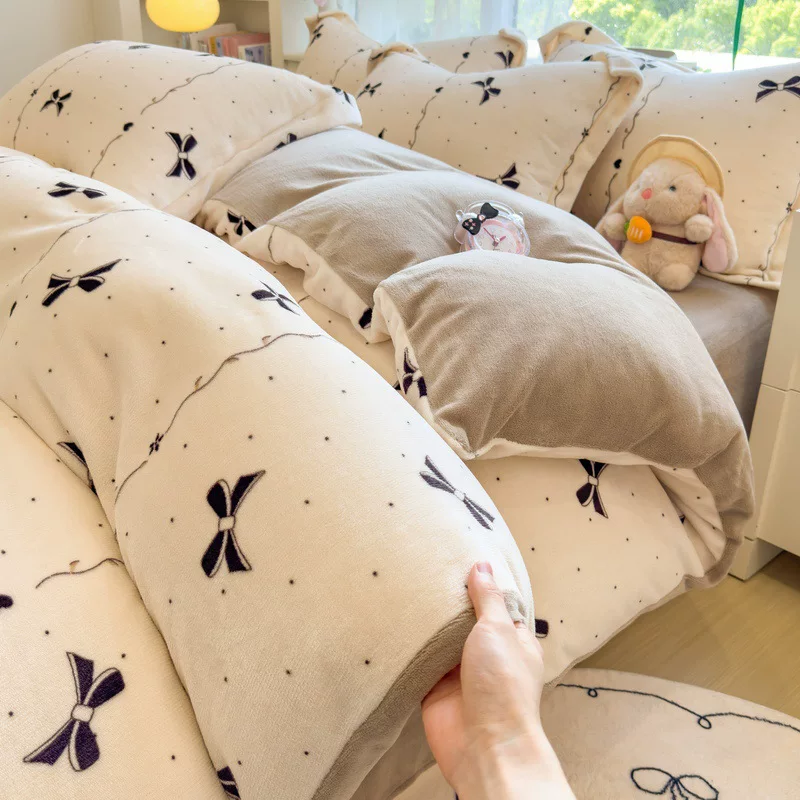 Winter fresh keep warm duvet cover, increased thickness, wholesale