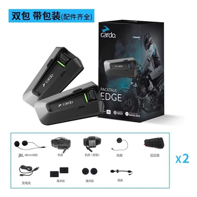 Motorcycle Helmet Headset Helmet Bluetooth Headset Packtalk - hot-selling-edge-jbl-double-pack-with-packaging