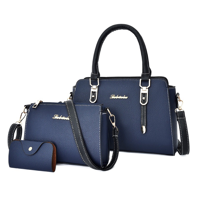 Bolso bandolera cruzado portátil para mujer, versión coreana, juego de tres piezas, bolso para suegra, bolso de mamá, novedad 2025