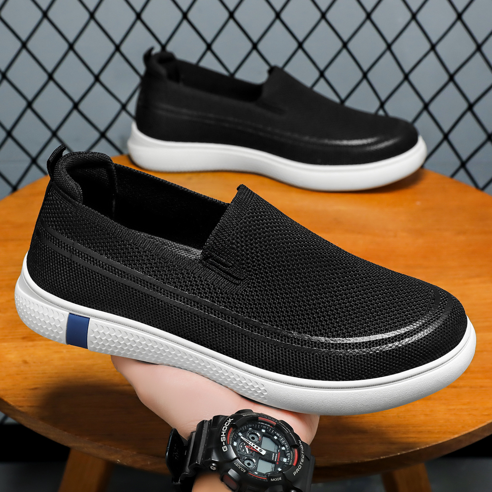Zapatos casuales para hombres nuevos zapatos de primavera de comercio exterior zapatos de hombre zapatos grandes un pedazo viejos zapatos de tela de Beijing al por mayor