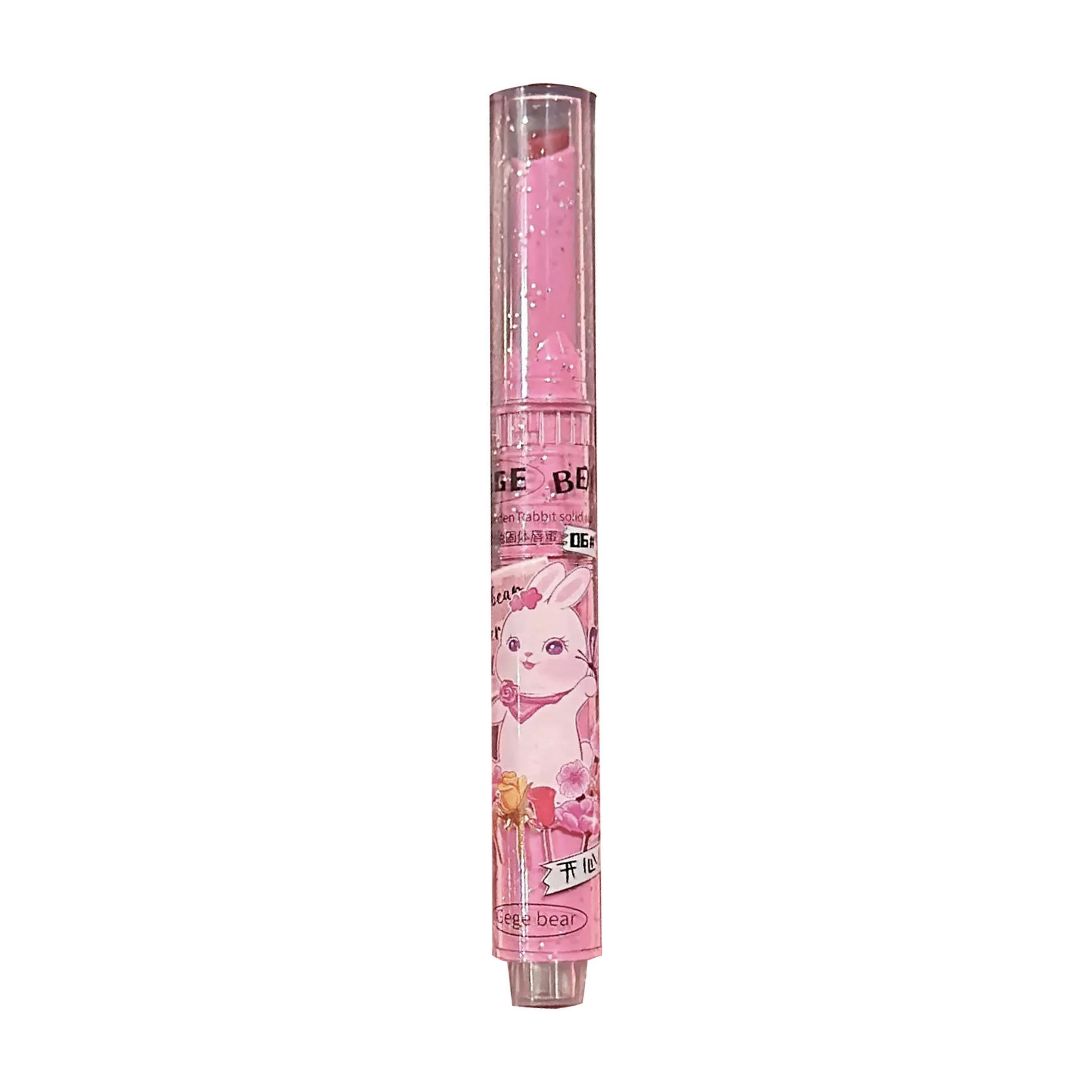Gege bear Moisturizing lip gloss, with little bears, mirror effect
