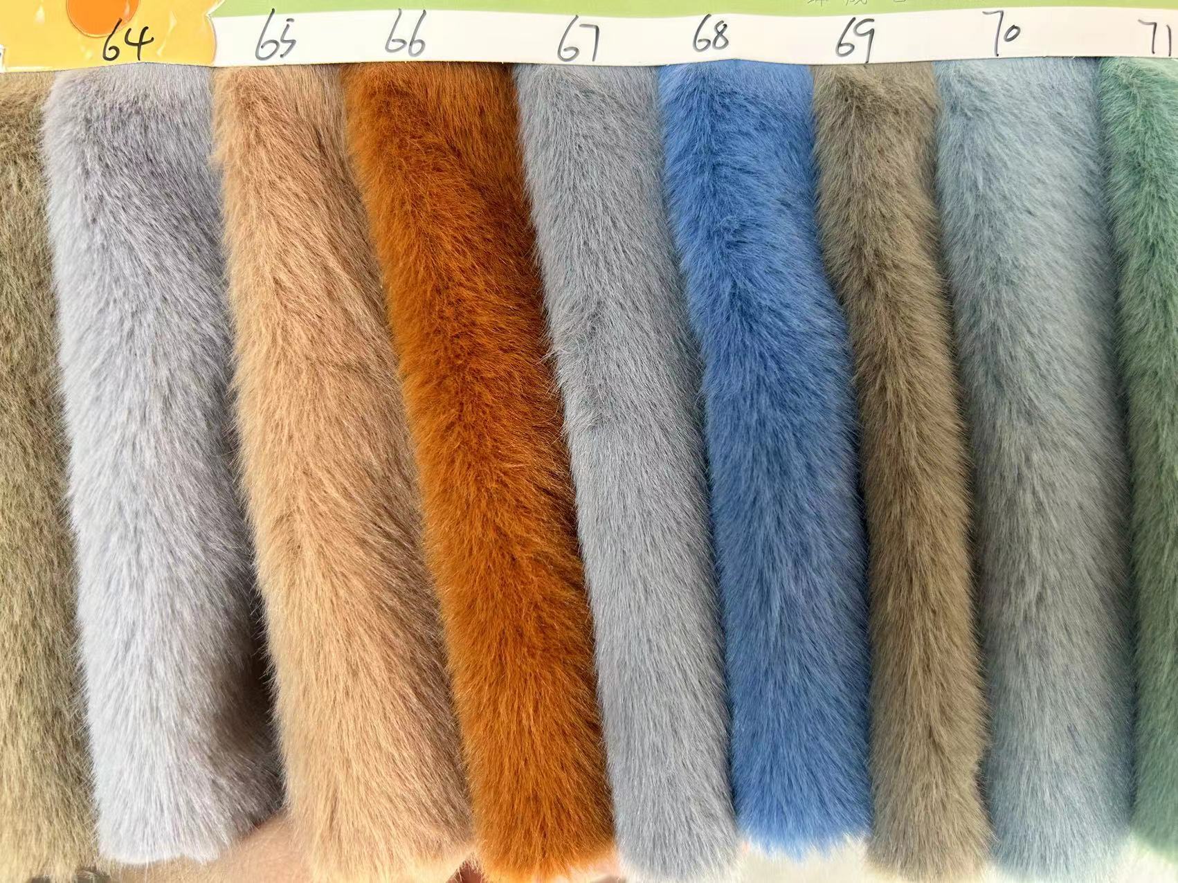 550G pequeño visón europeo alto y bajo piel de conejo suave nieve visón terciopelo textura ropa zapatos y sombreros juguetes hogar textil bufanda tela