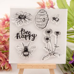 ͸��ӡ��  DIY ���~scrapbook���N����Ʒ�D�� T1428 Bee Happy