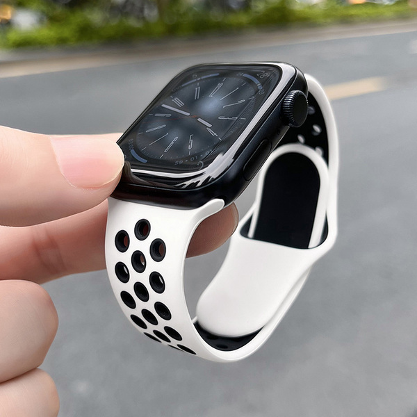 Two-color nike silicone s11 suitable for apple iwatch678910SE sports…