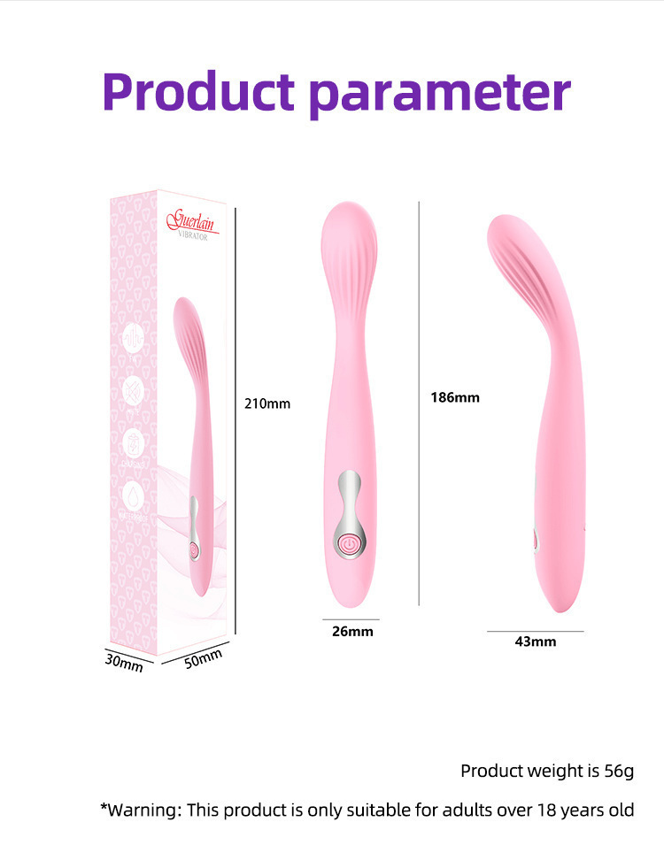 Guerlain Vibrating Wand, Silicone Clitoral Vibrator, Pink Small Massager — detail image 1
