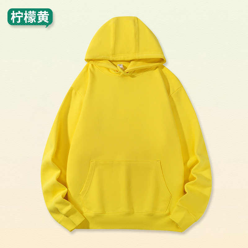 Hombres pesado engrosada suéter con capucha nuevo color sólido algodón suelto ameikaji HOODIE abrigo otoño capucha