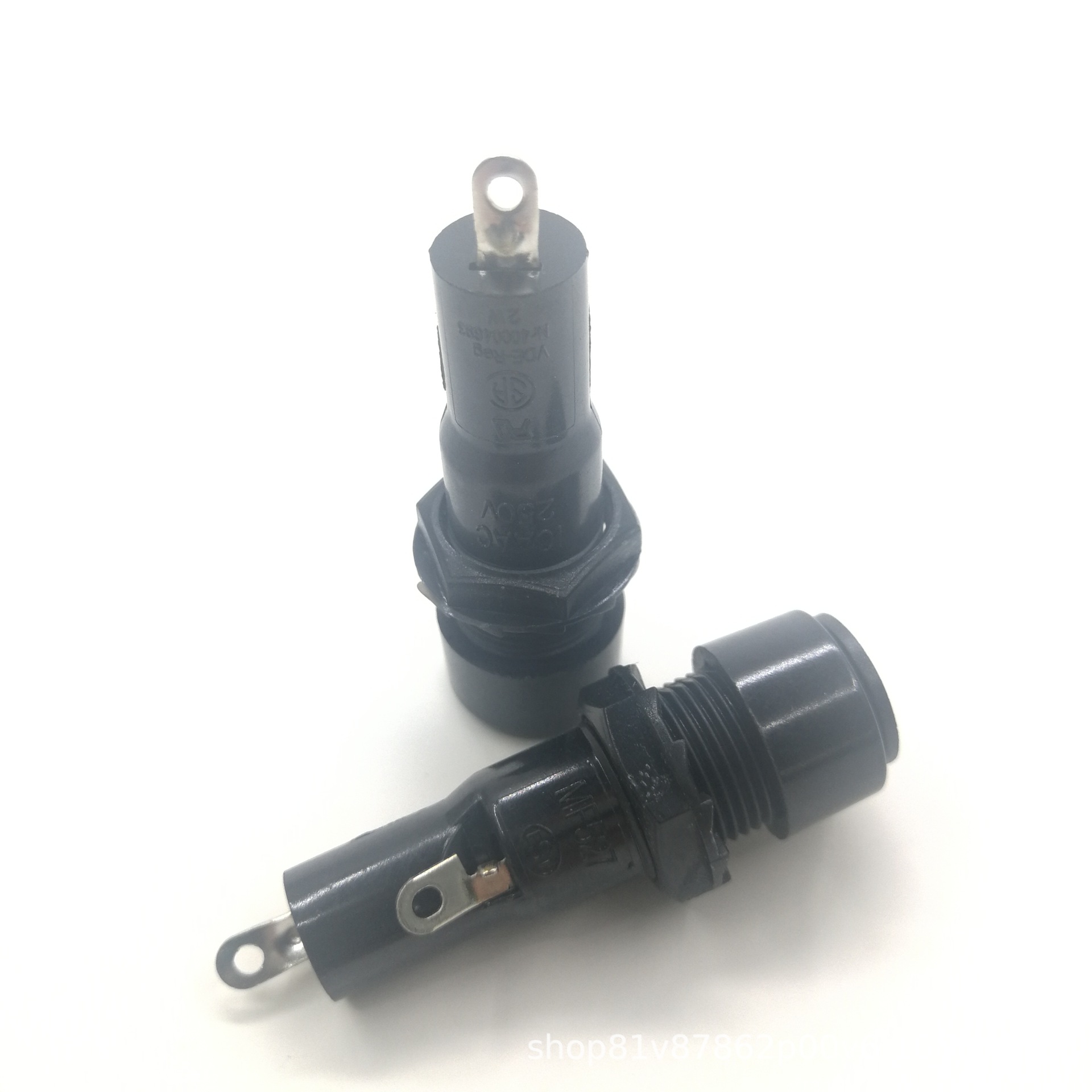 保险丝座 MF527 5X20mm 10A/250V 安装型保险丝座