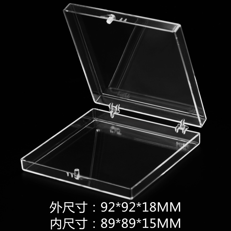 Caja transparente de uñas. Use Nail Box, caja de joyas. Caja de uñas. Caja de almacenamiento de Nail Box