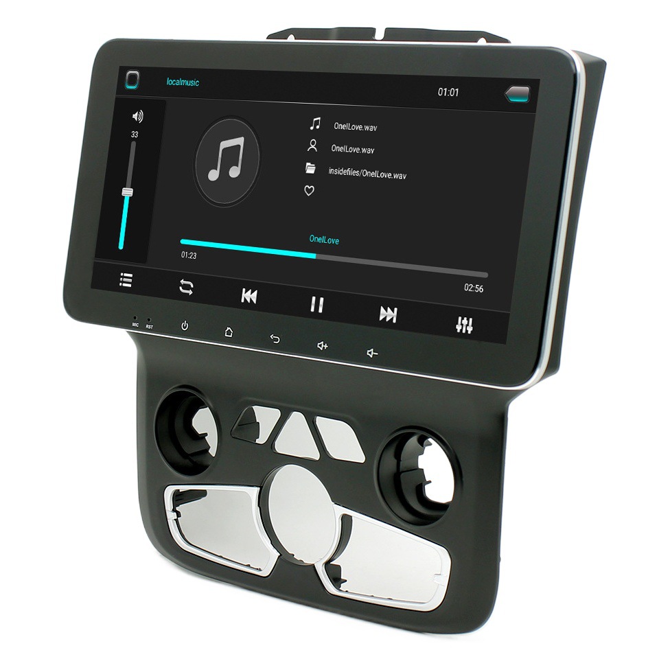 Aplicable a 13-18 Dodge Ram versión automática Android HD Pantalla de navegación del coche reproductor Bluetooth posicionamiento GPS