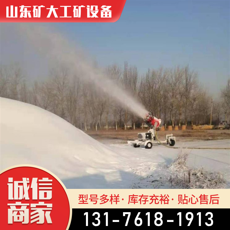 全自动大面积滑雪场户外飘雪造雪设备 游乐场用小型造雪机