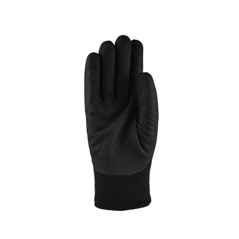 Delta 201750 guantes calientes de acrílico recubiertos de nitrilo gruesos resistentes al desgaste a prueba de agua a prueba de aceite a prueba de resbalaje a prueba de frío