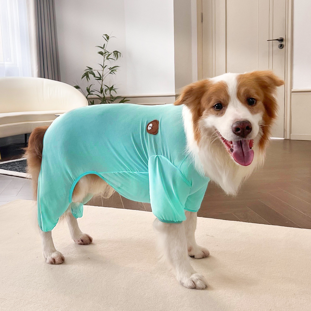 Ropa de cuatro patas para perros, chaleco para perros grandes, ropa de aire acondicionado para perros, ropa para gatos, ropa para el hogar, ropa de pelo dorado, ropa para el hogar