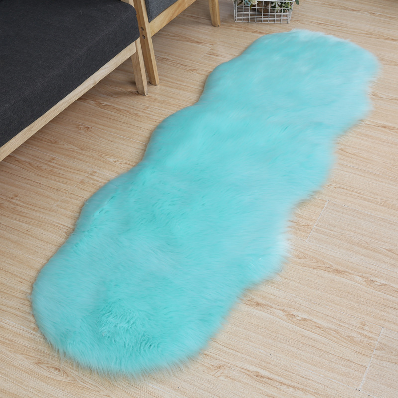一件代发长毛绒地毯地垫客厅家用卧室人造毛皮仿羊毛地毯地垫飘窗