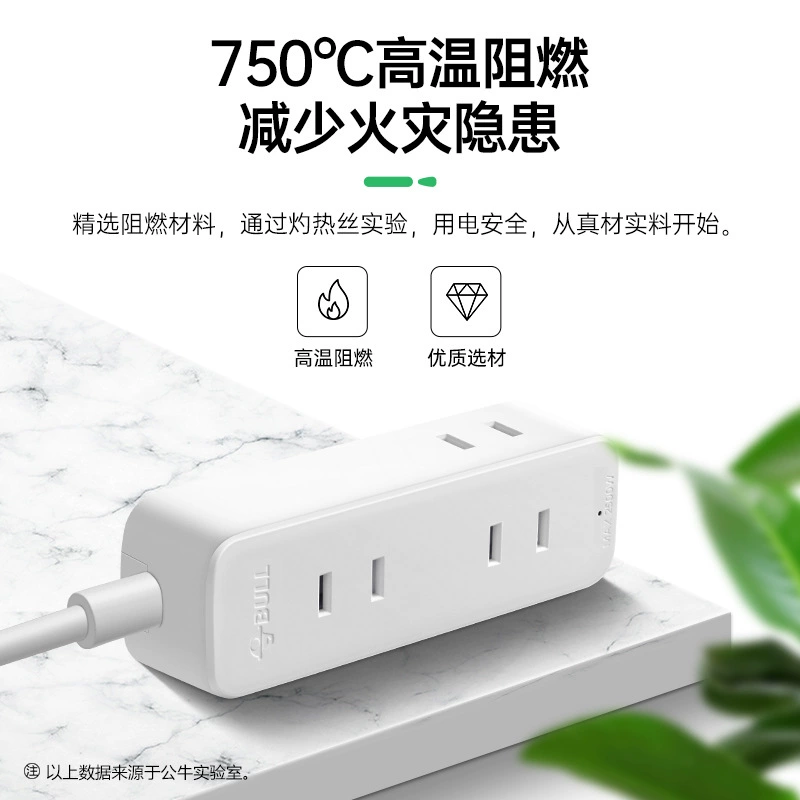 Двойной мини-розетка Булл, две ножки, маленькая планка с USB, дорожная зарядка, розетка A2300, подарок