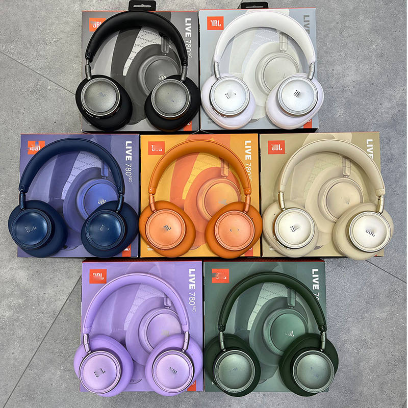 Cross-border bestseller: Head-mounted JBL LIVE780nc wireless Bluetooth headphones with long battery life, foldable design, and ANC noise cancellation Cross-border bestseller: Head-mounted JBL LIVE780nc wireless Bluetooth headphones with long battery life, foldable design, and ANC noise cancellation